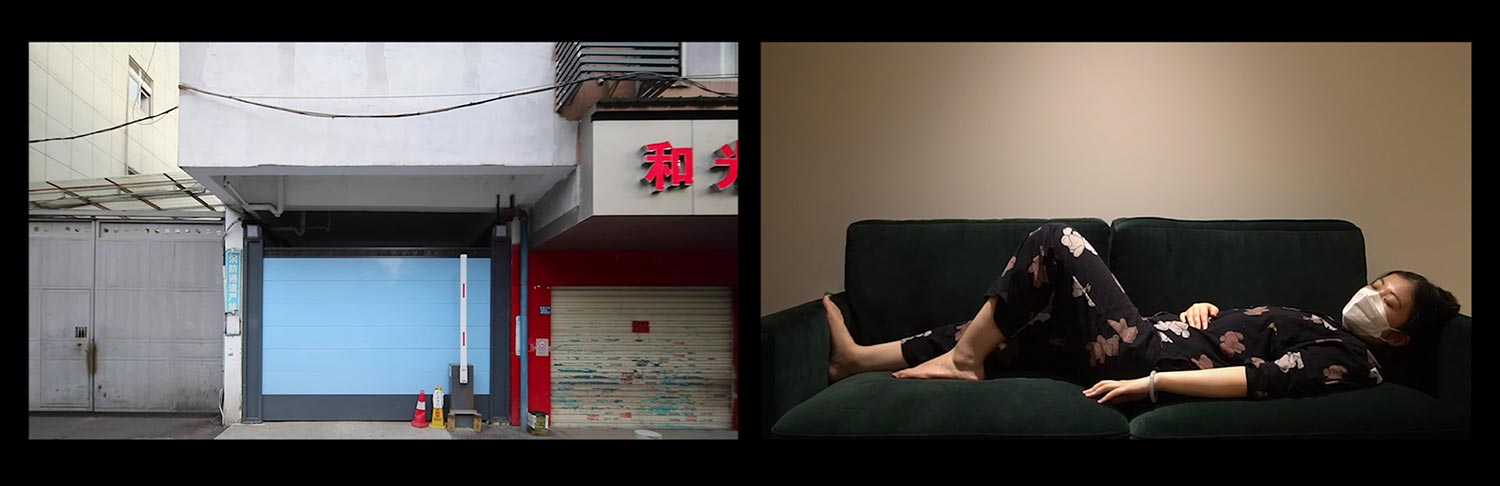 Yafei Wang, Visible vs Invisible, London (2022) – durational performance with camera.